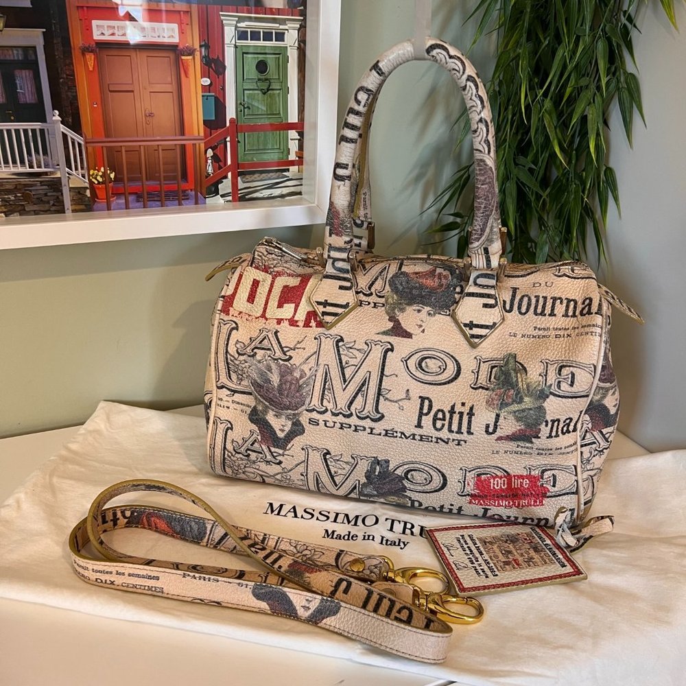 Limited Edition  Made in Italy Massimo Trulli Handbag